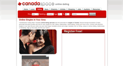 Desktop Screenshot of dating.canadaspace.com