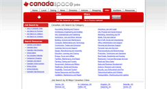 Desktop Screenshot of jobs.canadaspace.com